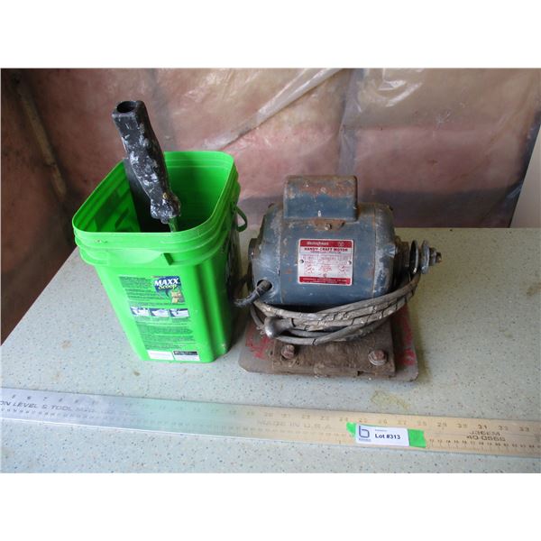 Westing House Electric 1 Hp Motor, Misc. Drywall Tools
