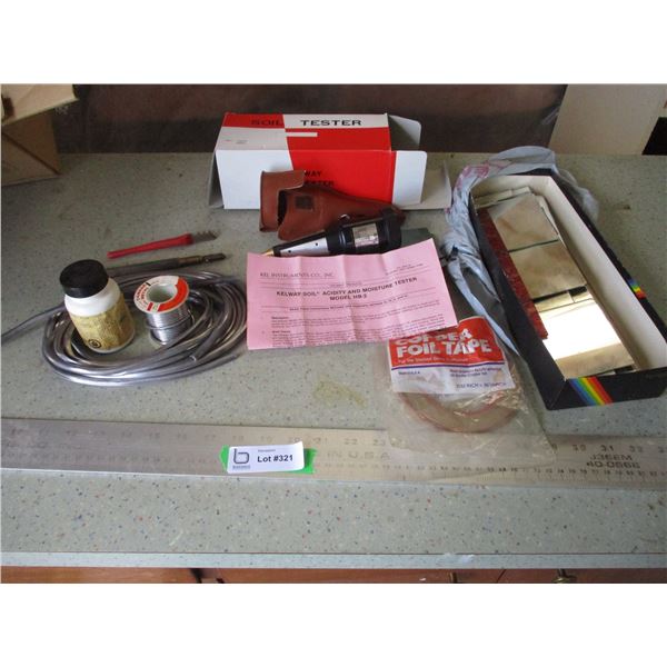 Soil Tester, Stained Glass Material