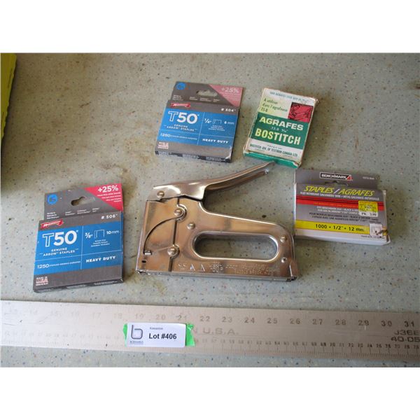 Arrow Stapler with Staples