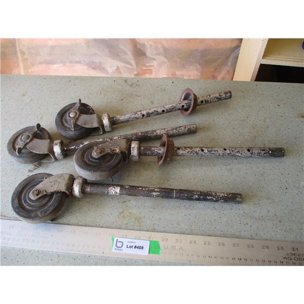 (4) Scaffolding Wheels