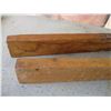 Image 2 : (2) 2' Vintage Wooden Level