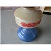 Image 2 : Vintage Oil Lamp with Blue Base