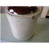 Image 4 : 2 Gallon Stoneware Crock (15" Tall - Some Chips)