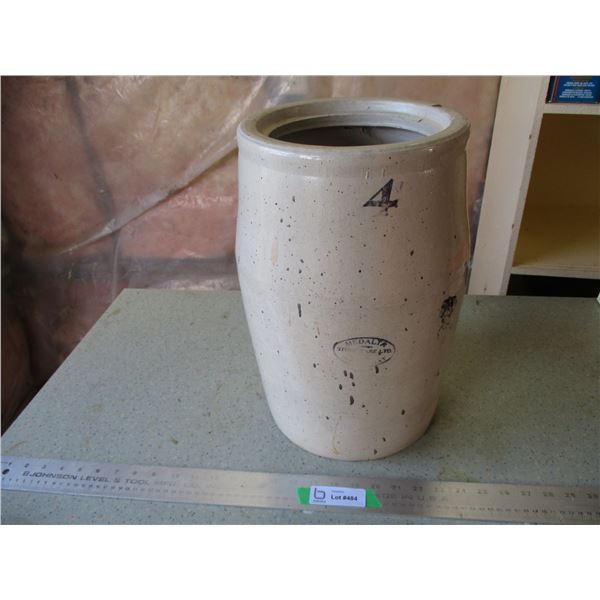 Medalta No. 4 Butter Churn - No Lid or Plunger (Hairline Crack)