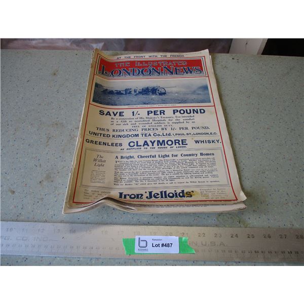 1916 The Illustrated London News (Mostly Military Photos)