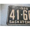 Image 2 : 1928 Saskatchewan License Plate
