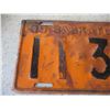 Image 2 : 1939 Saskatchewan License Plate