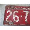 Image 2 : 1941 Saskatchewan License Plate