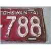 Image 3 : 1941 Saskatchewan License Plate