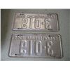 Image 4 : Pair of 1948 Saskatchewan License Plate