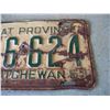 Image 3 : 1953 Saskatchewan License Plate