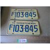 Image 1 : Pair of 1972 Saskatchewan License Plates