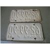Image 4 : Pair of 1966 Alberta License Plates