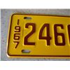 Image 2 : 1967 Saskatchewan Motorcycle License Plate