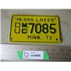 Image 1 : 1972 Minnesota Motorcycle License Plate