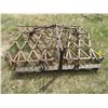 Image 3 : 3 Pt. Hitch Harrow Drag with (2) Harrows