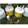 Image 2 : (7) Propane Tanks - 1 Full, Small Propane Heater
