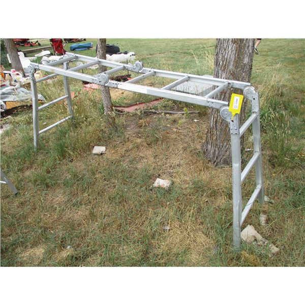 12' Folding Scaffold Style Ladder