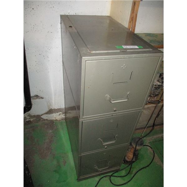 Letter-Sized 3 Drawer Filing Cabinet