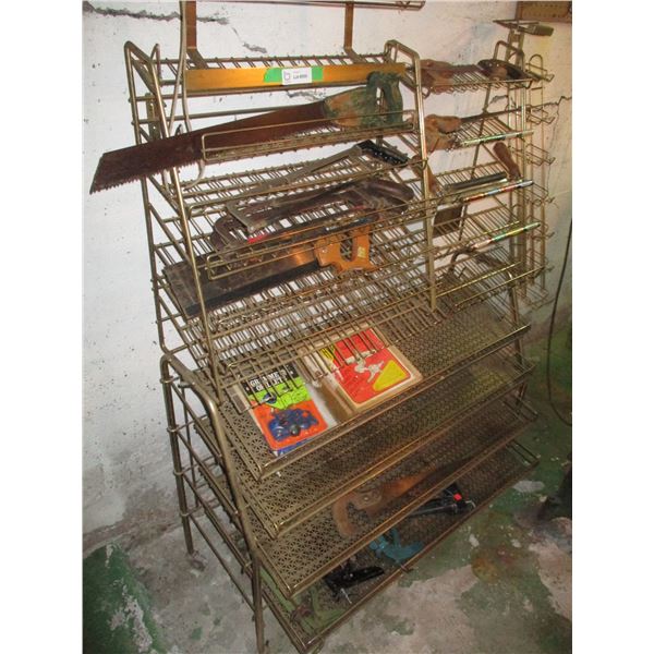 Candy Display Rack with Contents