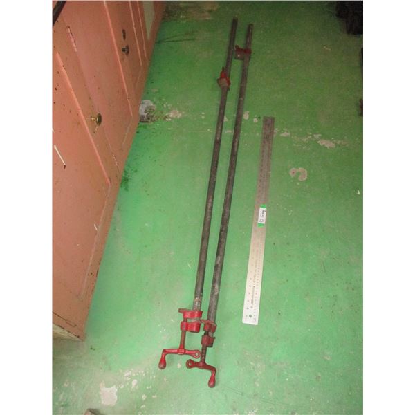 (2) Pipe Clamps (64" Long)