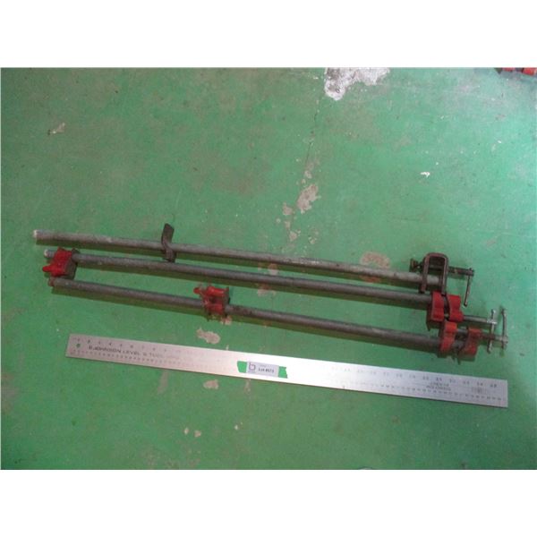 (3) Pipe Clamps (36" Long)