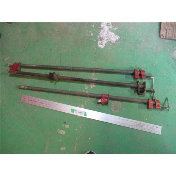 (3) Pipe Clamps (36" Long)