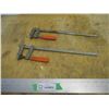 Image 1 : (2) Wood Clamps (14" Long)