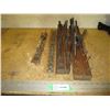 Image 1 : (5) Wooden Display Blocks with Taps & Dies & Handle
