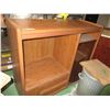 Image 3 : Entertainment Center, 2 Door Cabinet, Garbage Can, 3 Tier Shelf, Misc. Contents