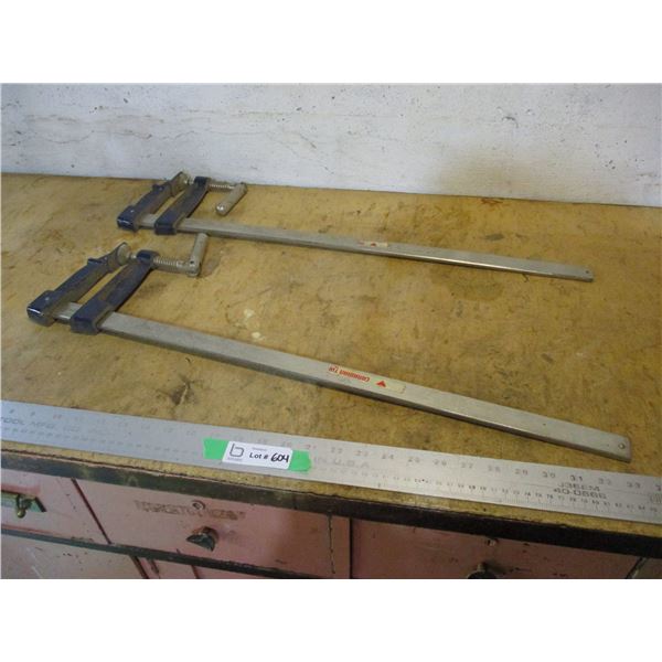 (2x Bid Price) (2) Bar clamps 28"
