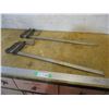 Image 1 : (2x Bid Price) (2) Bar clamps 28"