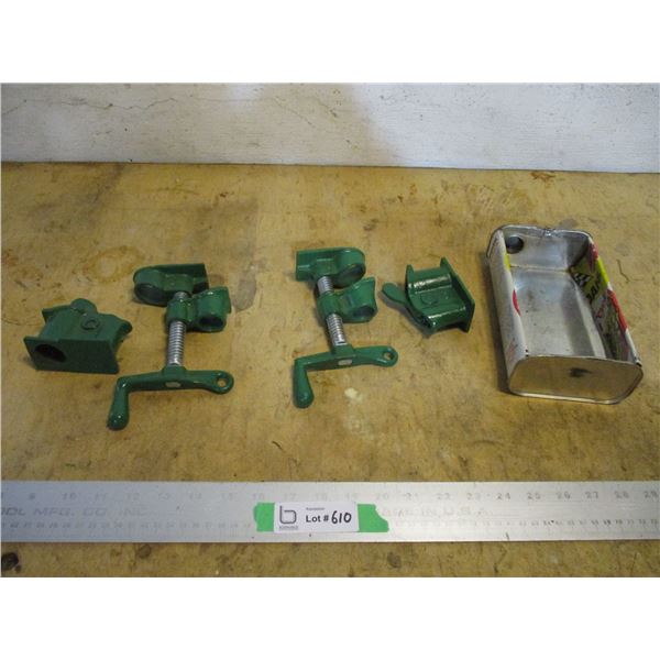 (2) Pairs of Pipe Clamps Ends