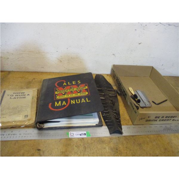 Lathe Manual, Misc. Brushes, Wrenches