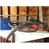 Image 5 : Hydraulic Ram, Water Hoses, Acetylene Tank, White 4 Tier Shelf with Contents