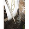 Image 2 : Ice Auger, Roll of Twine, Large Turnbuckle, Piping, Sheet Metal - Everything Seen In Picture