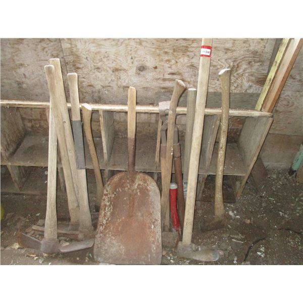 Grub Hoes, Pick Axes, Axes, Shovel End, Misc.