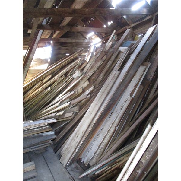 Shed of Lumber, Almost All Clear Douglas Fir Base Boards & Door & Window Trim, Nails Removed