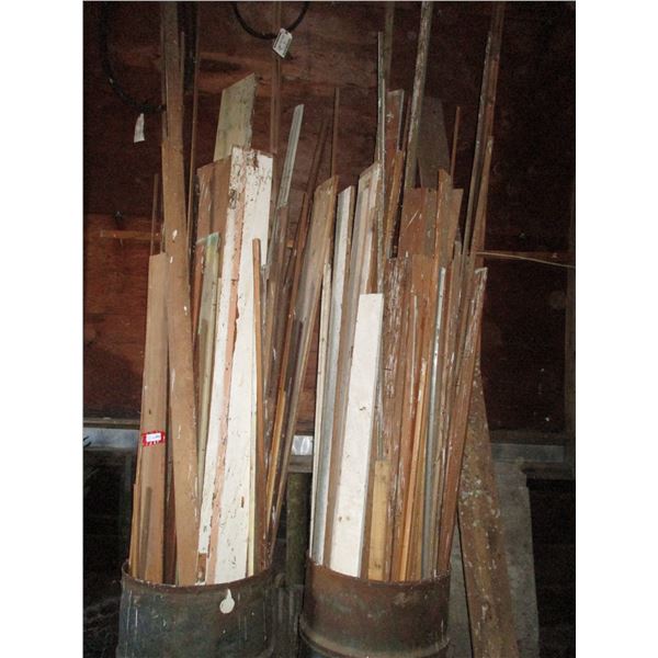 (2) Barrels of Mixed Lumber