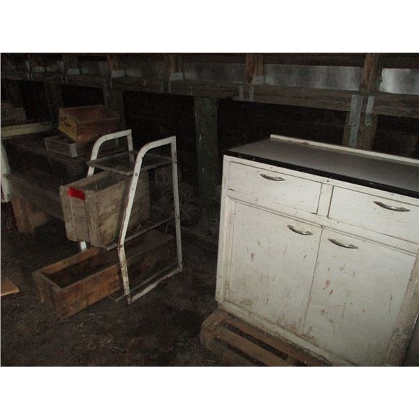 Vintage Wooden Storage Boxes & Tables