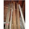 Image 2 : Mixed Lot of Lumber, 2x4" Tripod, 2x12' Sheet of Plywood