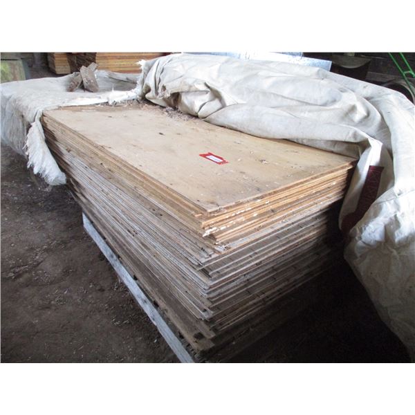 (~75 Sheets) 3/8" Plywood (Full Sheets)