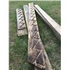 Image 1 : (2) Sets of hardwood stair stringers