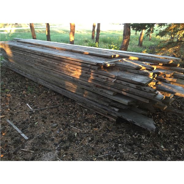 (97) Fir Planks (2" x 10" x 14' - 18'), Misc. Fir Planks - Nails Removed When Possible