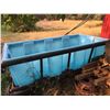 Image 1 : Plastic Water Trough for Large Livestock in Iron Frame