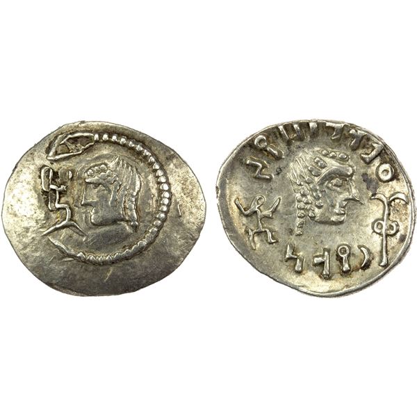 HIMYARITE: Amdan Bayan Yuhaqbid, 1st-2nd centuries AD, AR unit (1.35g), Raydan, VF-EF