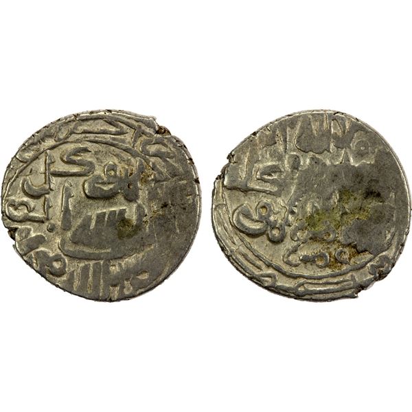 SA'DIAN SHARIFS: Abu 'Abd Allah Muhammad III, 1574-1576, AR dirham (1.43g), Marrakesh, ND, VF