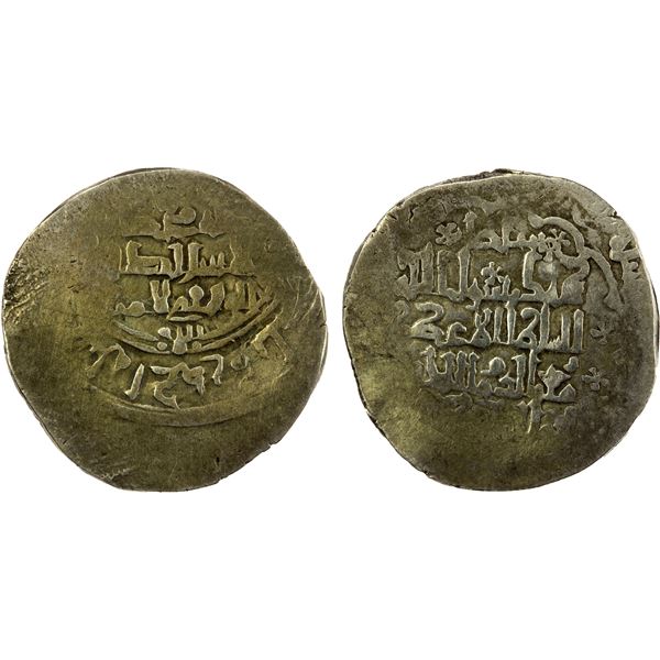 GREAT SELJUQ: Sanjar, 1118-1157, pale AV dinar (2.97g), MM, AH(5)31, VF