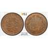 Image 1 : LUXEMBOURG: Willem III, 1849-1890, AE 10 centimes, 1854, PCGS MS63 BN