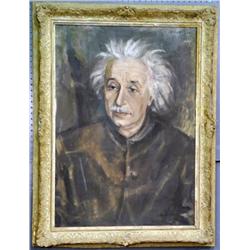 J.K. HANSEGGER 049 O/P PORTRAIT ALBERT EINSTEIN PR